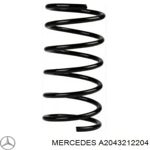 Sprężyna przednia Mercedes A2043212204 cena, od 34,05 USD