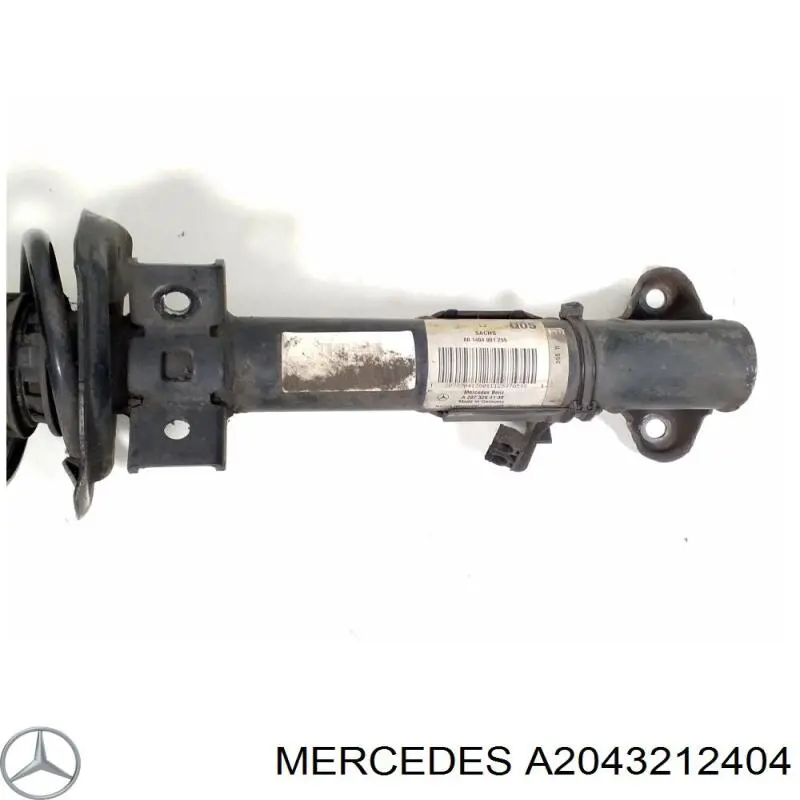 Do koszyka A2043212404 Mercedes Sprężyna przednia