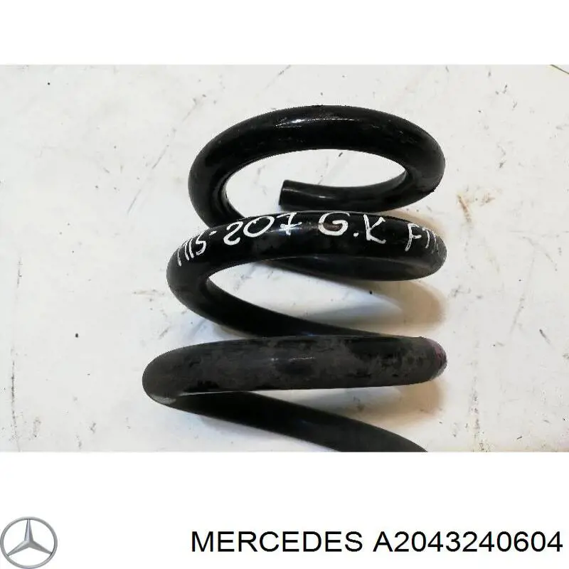 Sprężyna tylna Mercedes A2043240604 cena, od 59,25 USD