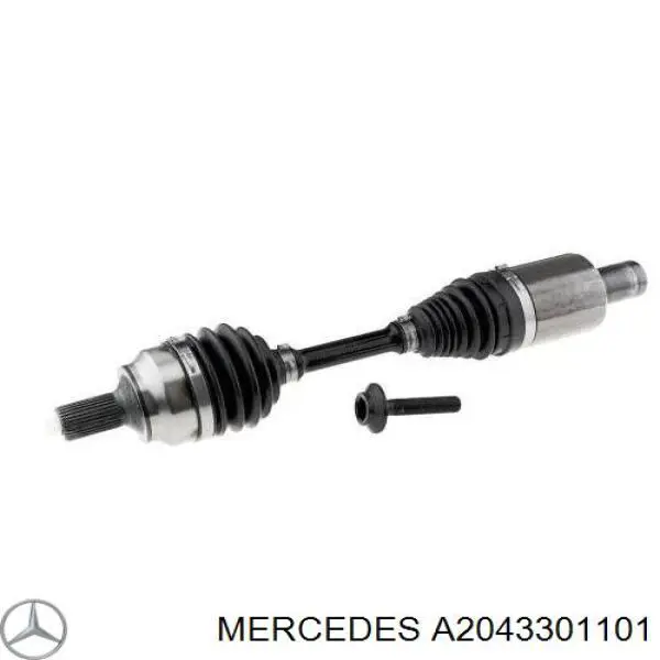 Półoś napędowa przednia lewa Mercedes A2043301300 cena, od 140,98 USD