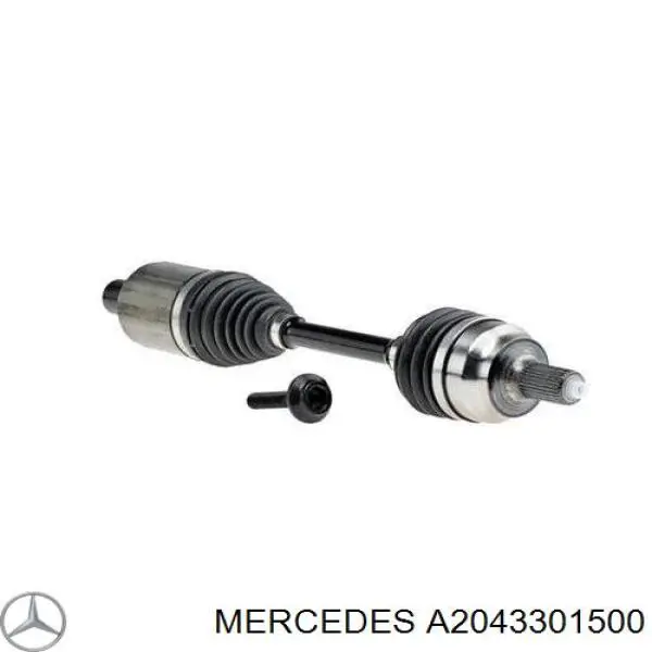 Półoś napędowa przednia lewa Mercedes A2043301500 cena, od 93,98 USD
