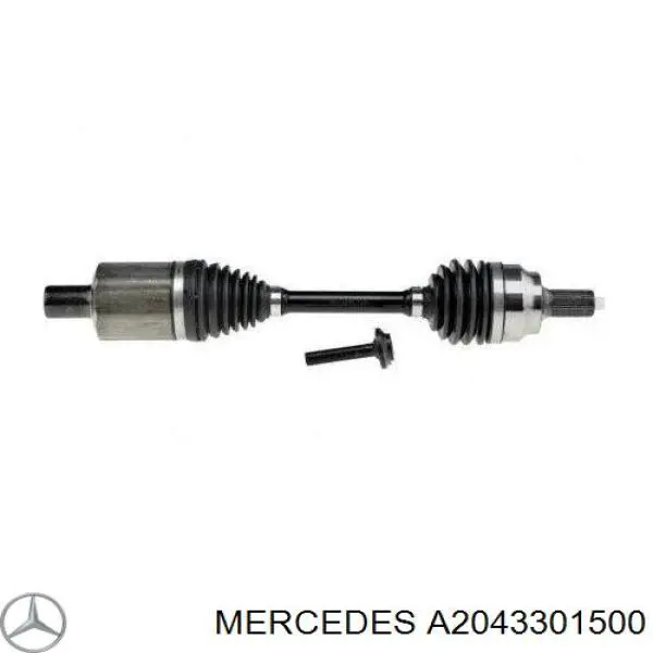 Do koszyka A2043301500 Mercedes Półoś napędowa przednia lewa