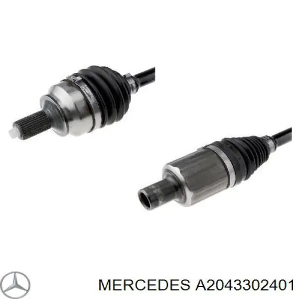 A2043302401 Mercedes Półoś napędowa przednia lewa