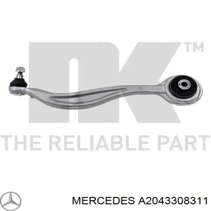 A2043308311 Mercedes Wahacz zawieszenia przedniego górny lewy