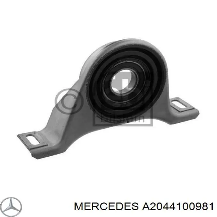 Do koszyka A2044100981 Mercedes Łożysko podwieszane wału Cardana