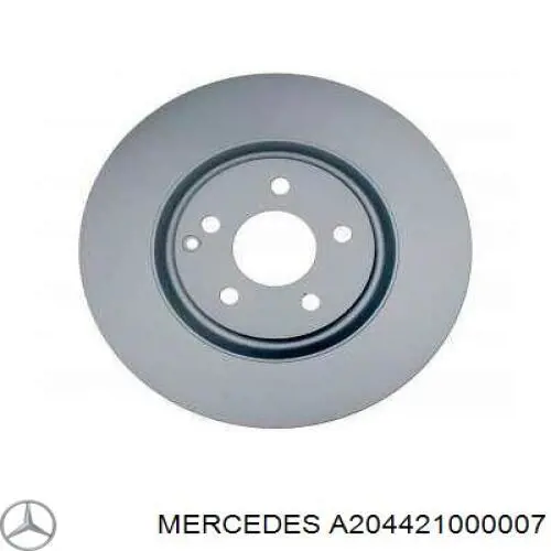 A204421000007 Mercedes Tarcza hamulcowa przednia