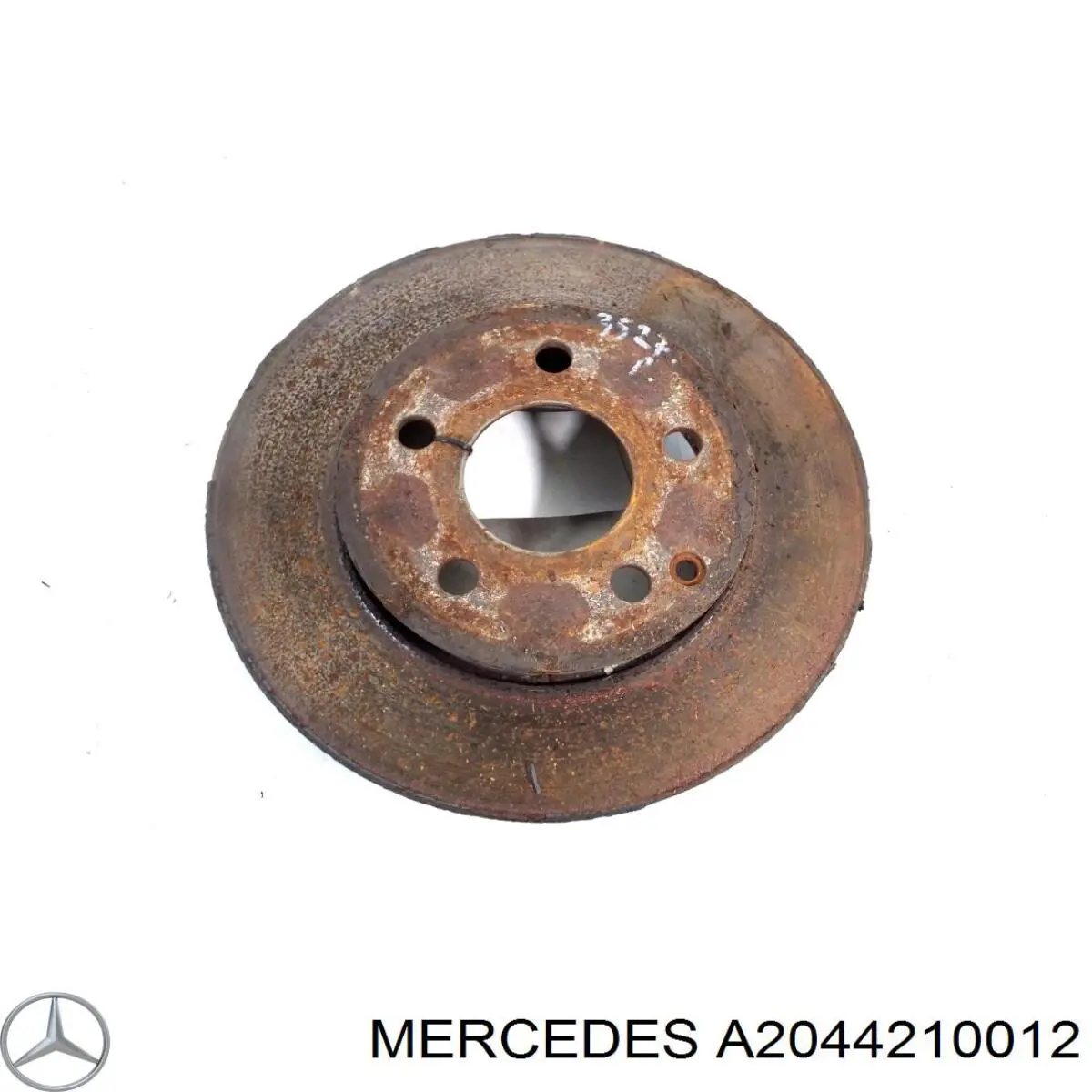 A2044210012 Mercedes Tarcza hamulcowa przednia