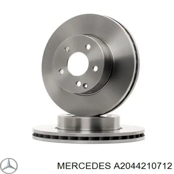Tarcza hamulcowa przednia Mercedes A2044210712 cena, od 61,72 USD