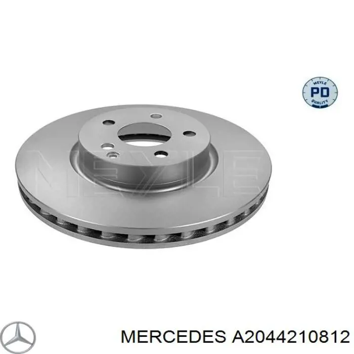Tarcza hamulcowa przednia Mercedes A2044210812 cena, od 91,77 USD