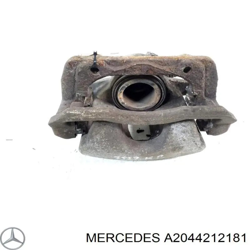 Do koszyka A2044212181 Mercedes Zacisk hamulcowy przedni lewy