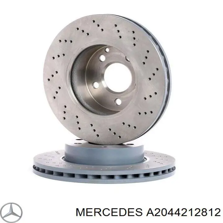 Tarcza hamulcowa przednia Mercedes A2044212812 cena, od 74,78 USD