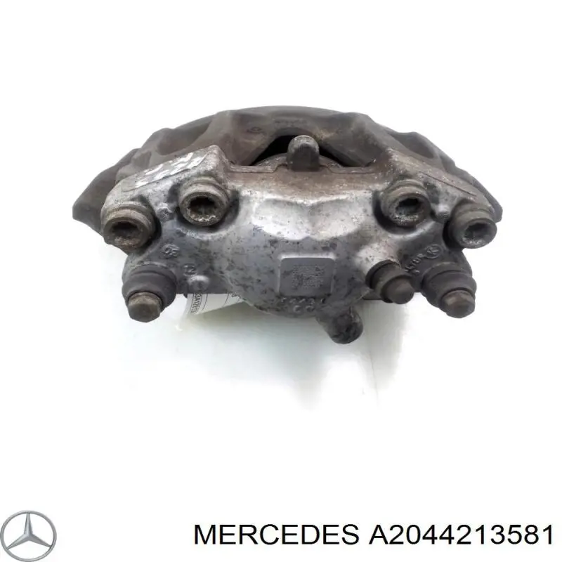 Do koszyka A2044213581 Mercedes Zacisk hamulcowy przedni lewy