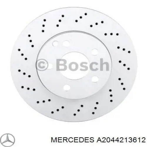 A2044213612 Mercedes Tarcza hamulcowa przednia