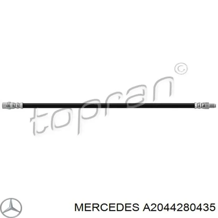 Przewód hamulcowy przedni Mercedes A2044280435 cena, od 10,10 USD