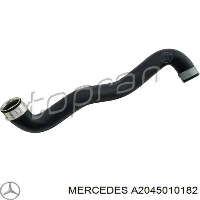 Przewód (króciec) chłodnicy górny Mercedes A2045010182 cena, od 27,38 USD