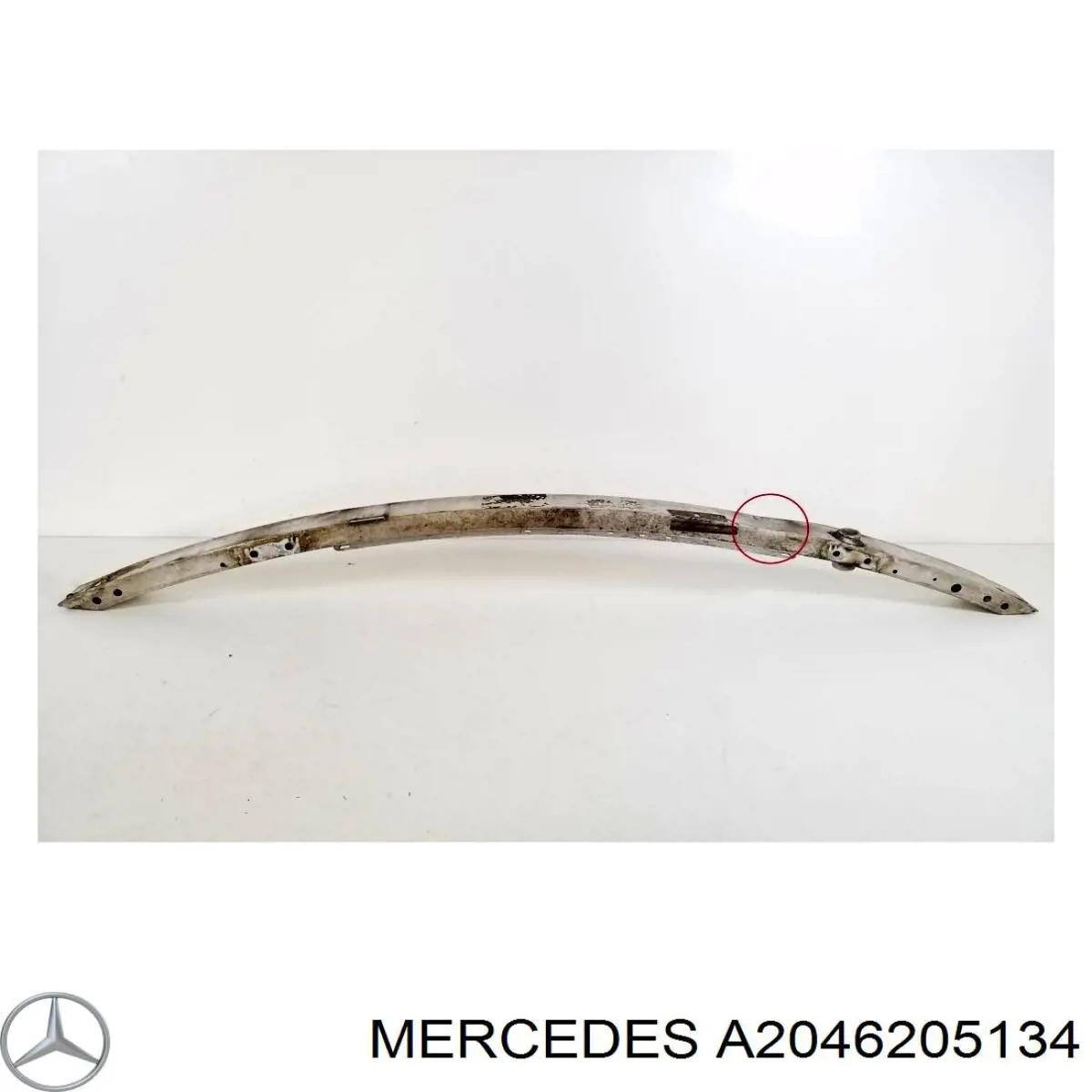 Do koszyka A2076200300 Mercedes Wzmocnienie zderzaka przedniego