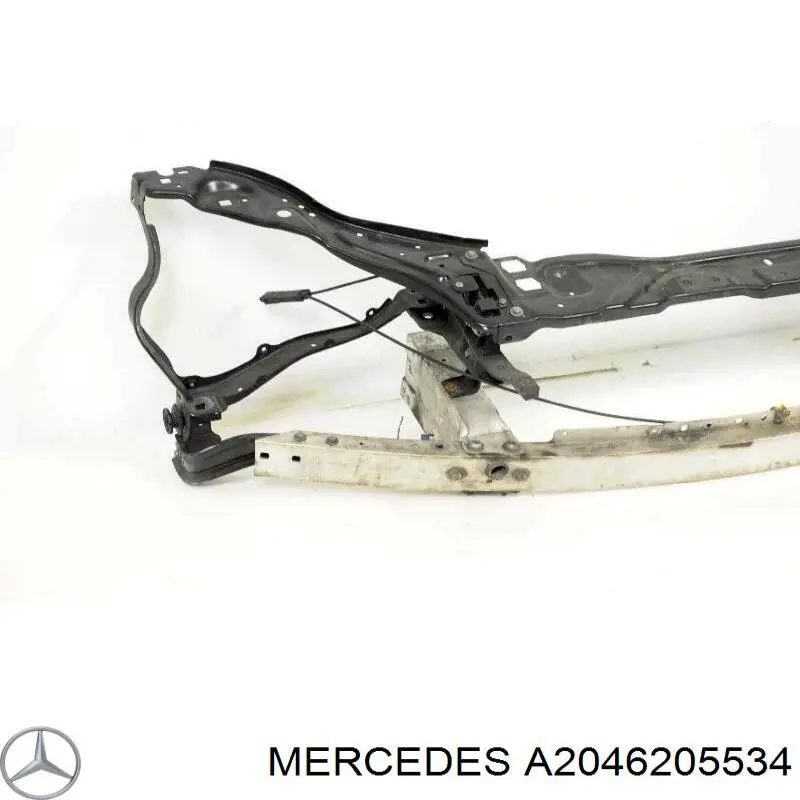 Do koszyka A2126201300 Mercedes Wzmocnienie zderzaka przedniego