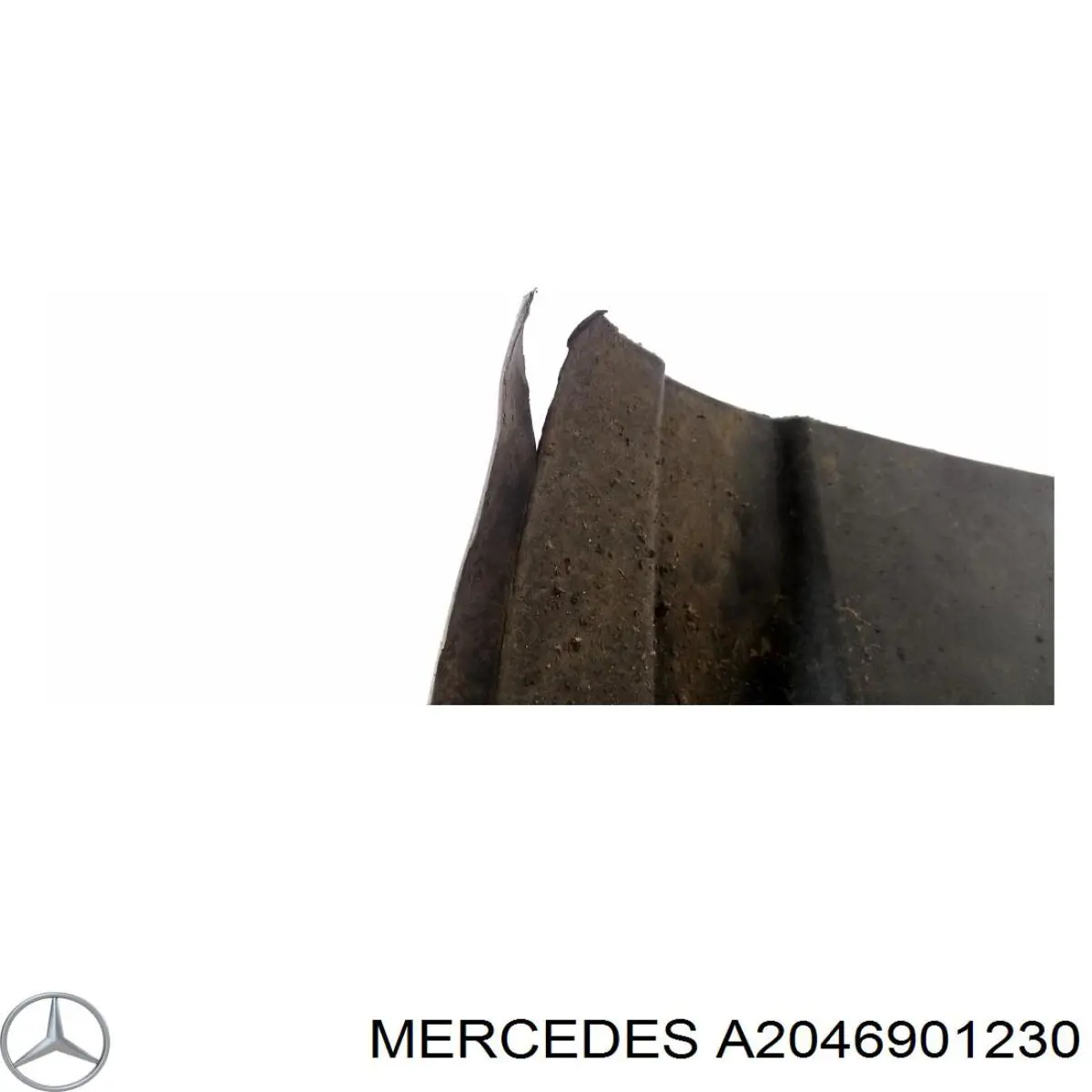Do koszyka 2046906730 Mercedes Nadkole błotnika przedniego prawe tylne