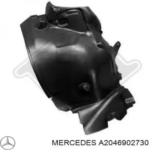 Nadkole błotnika przedniego lewe tylne Mercedes 2046902730 cena, od 25,32 USD