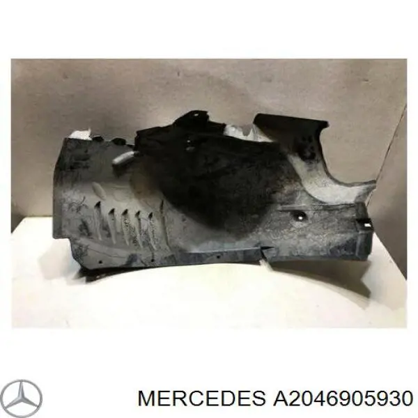 Do koszyka A2046905930 Mercedes Nadkole błotnika przedniego prawe przednie