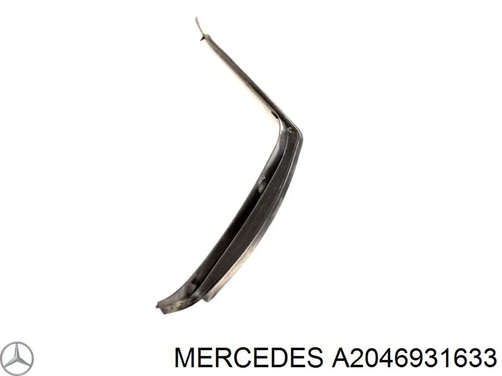 Do koszyka A2046931633 Mercedes Tapicerka bagażnika prawa