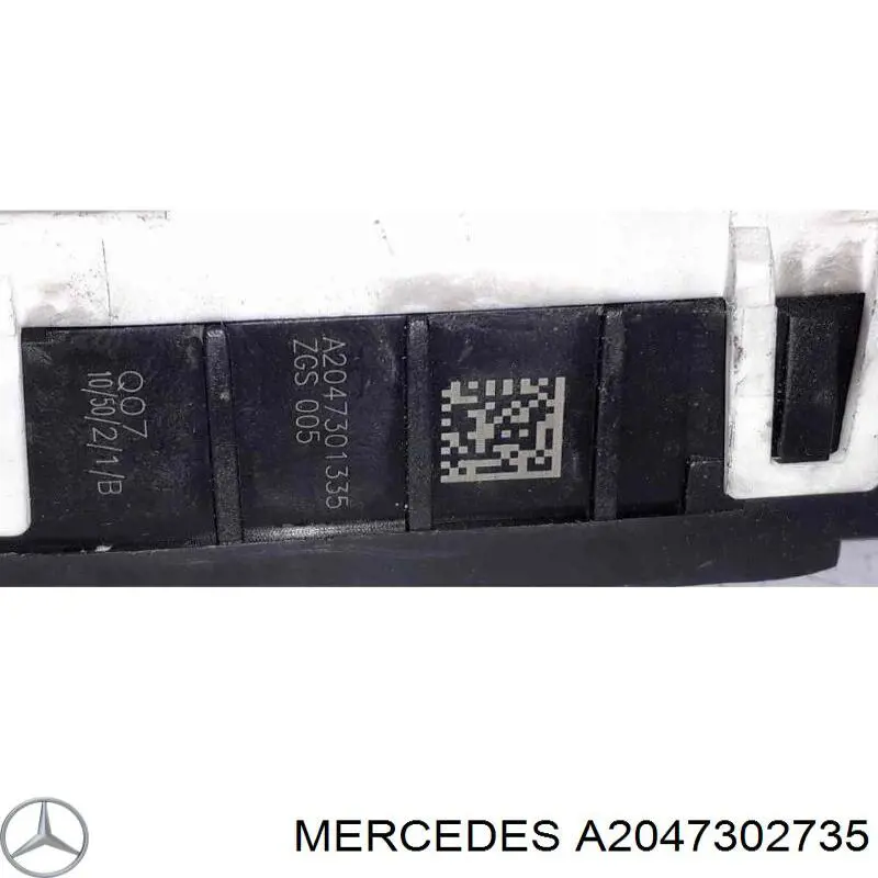 A2047302735 Mercedes zamek drzwi tylnych lewych