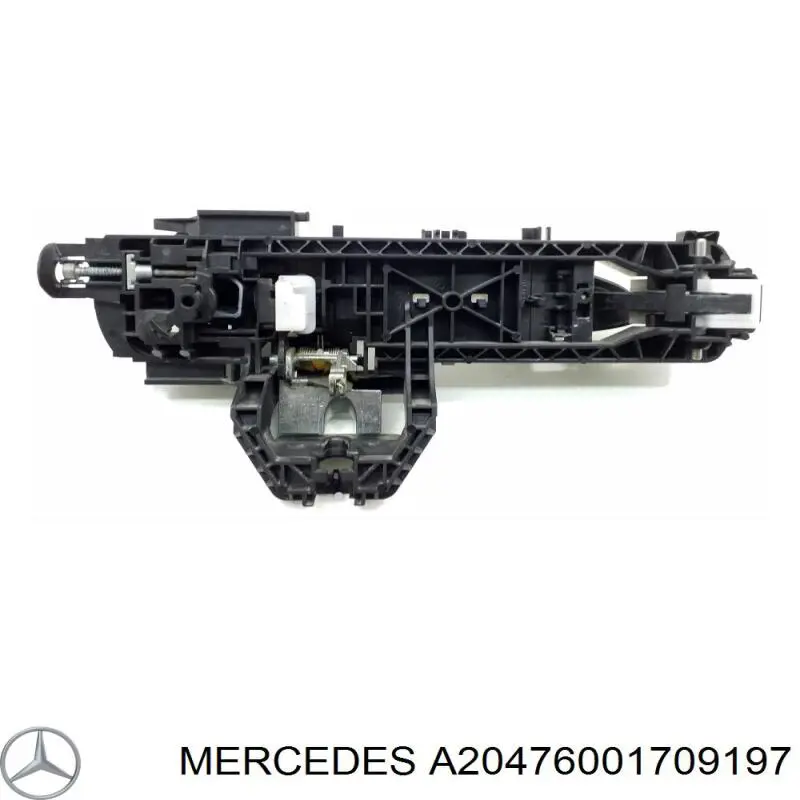 Klamka drzwi lewych zewnętrzna przednia/tylna Mercedes A20476001709197 cena, od 35,75 USD