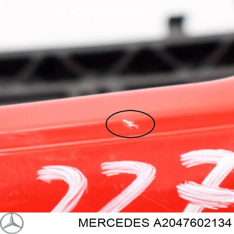 A2047602134 Mercedes Pałąk zewnętrznej klamki drzwi tylnych lewych