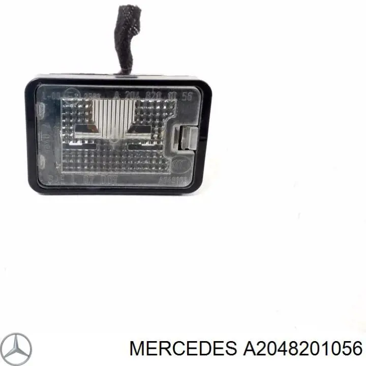 A2048201056 Mercedes Lampa oświetlenia tylnej tablicy rejestracyjnej