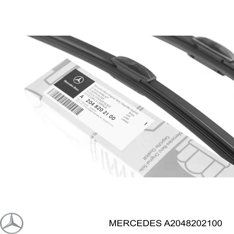 Pióro wycieraczki szyby przedniej, zestaw (2 szt.) Mercedes A2048202100 cena, od 15,10 USD