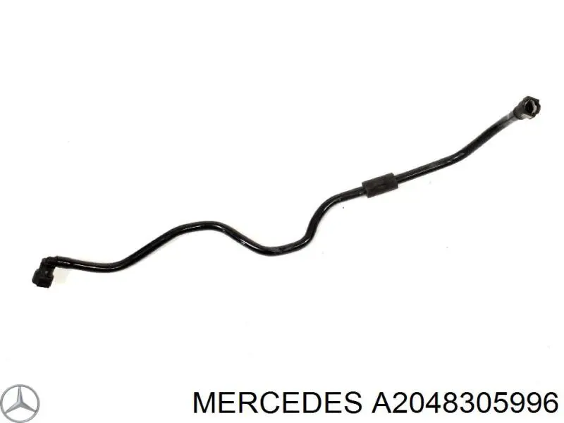 Do koszyka A2048305996 Mercedes Przewód chłodnicy ogrzewacza (nagrzewnicy), dopływ