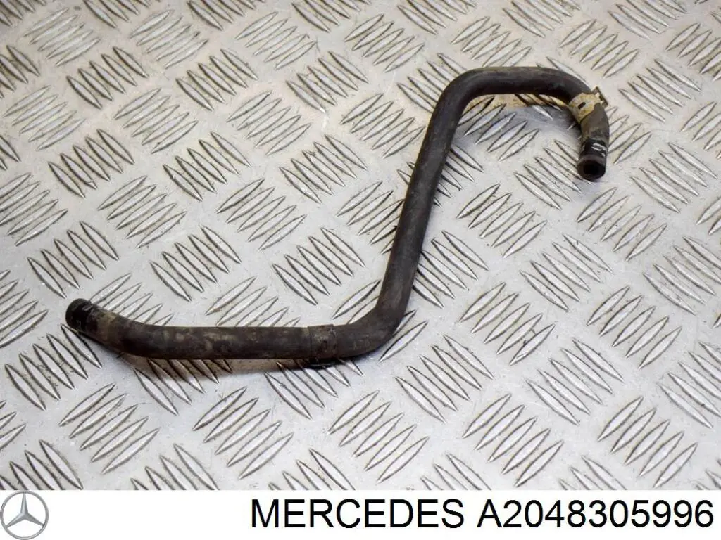 A2048305996 Mercedes Przewód chłodnicy ogrzewacza (nagrzewnicy), dopływ