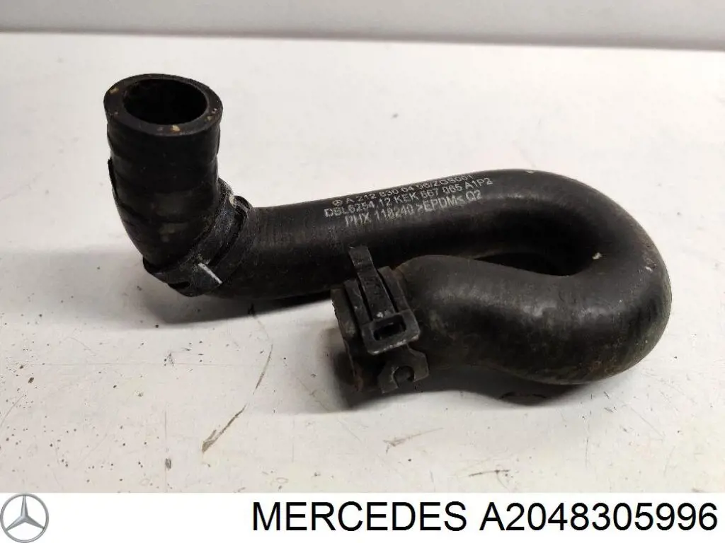 Przewód chłodnicy ogrzewacza (nagrzewnicy), dopływ Mercedes A2048305996 cena, od 64,98 USD