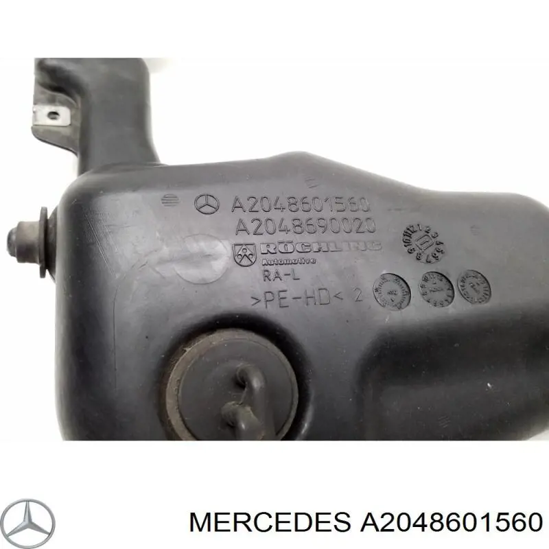 Do koszyka A2048601560 Mercedes Zbiorniczek spryskiwacza szyb