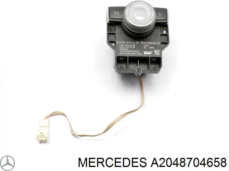 A2048704658 Mercedes Wielofunkcyjny pilot sterowania