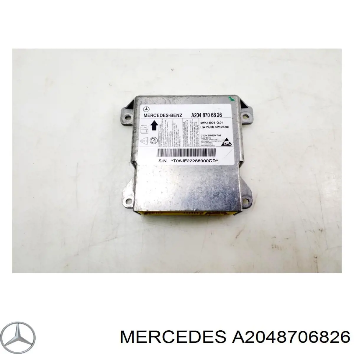 Do koszyka A2049012604 Mercedes Sterownik poduszki bezpieczeństwa