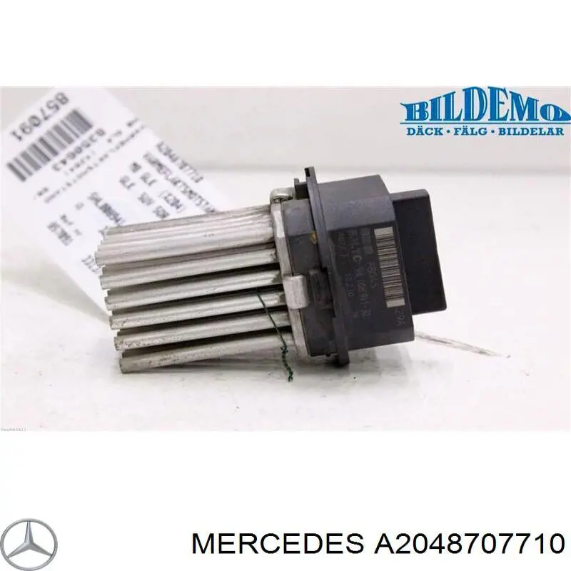 Rezystor wentylatora nagrzewnicy (ogrzewacza kabiny) Mercedes A2048707710 cena, od 54,48 USD