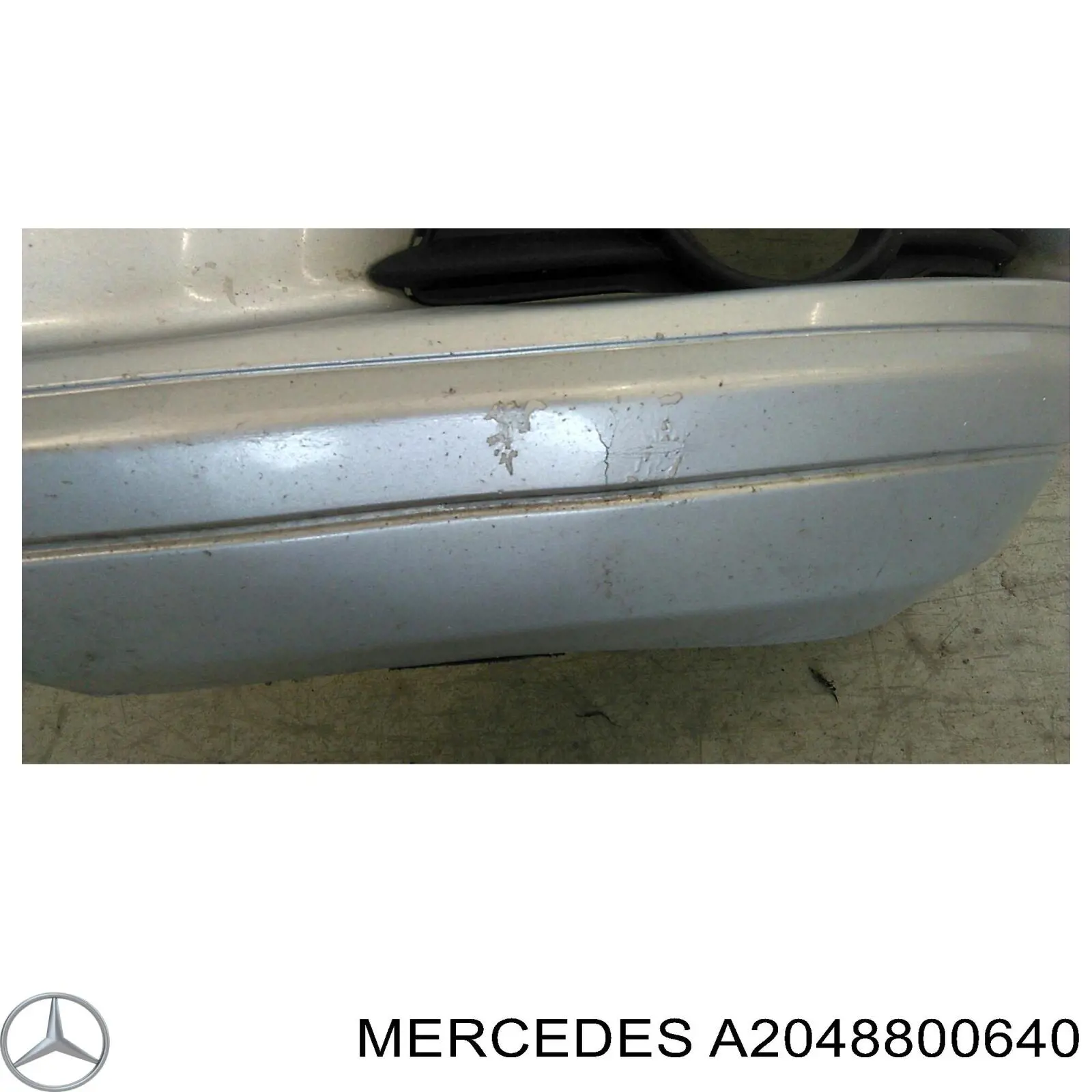 A2048800640 Mercedes Zderzak przedni