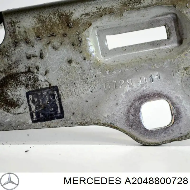 Do koszyka A2048800728 Mercedes Zawias maski lewy