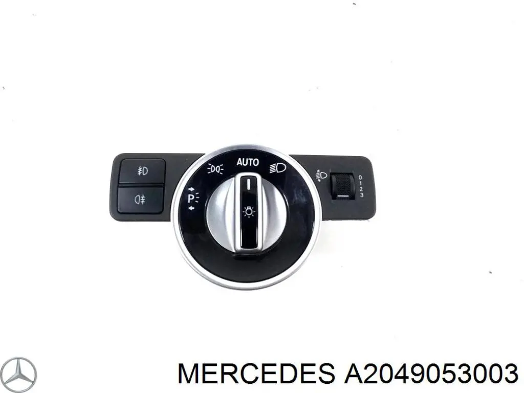 A2049053003 Mercedes Przełącznik światła reflektorów na "torpedo"
