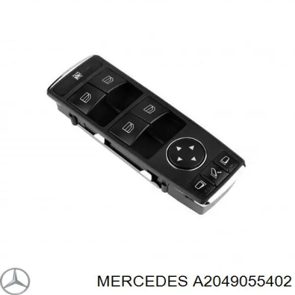 Panel przyciskowy sterowania podnośnikiem szyby przedni lewy Mercedes A2049055402 cena, od 60,26 USD