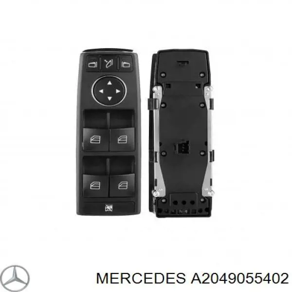 Do koszyka A2049055402 Mercedes Panel przyciskowy sterowania podnośnikiem szyby przedni lewy