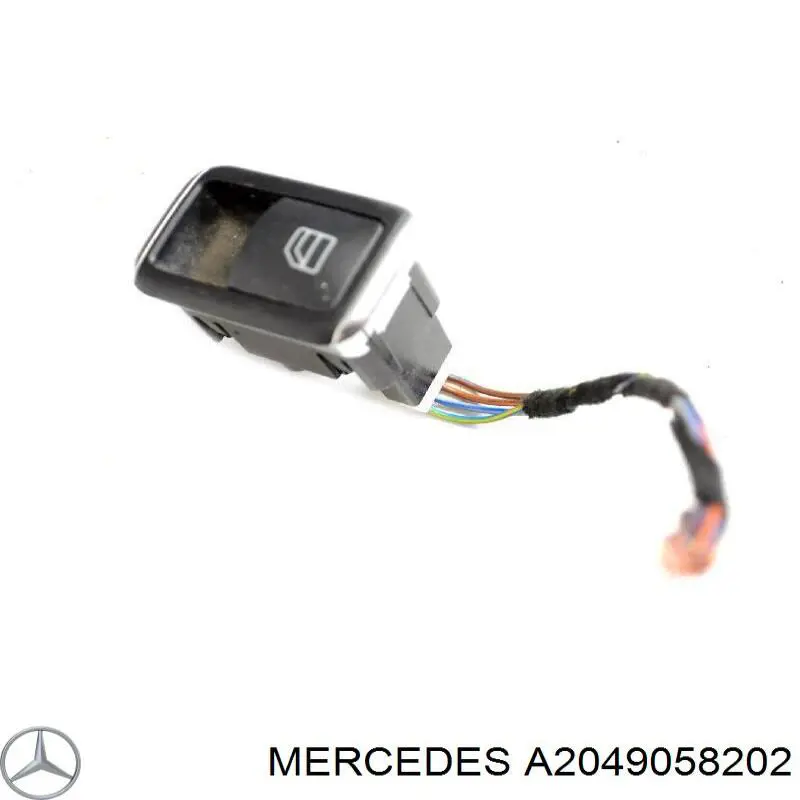 A2049058202 Mercedes Włącznik przyciskowy podnośnika szyby przedni prawy