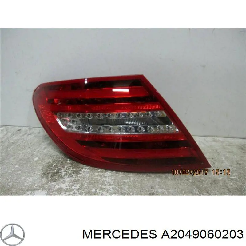 A2049060203 Mercedes Lampa zespolona tylna lewa