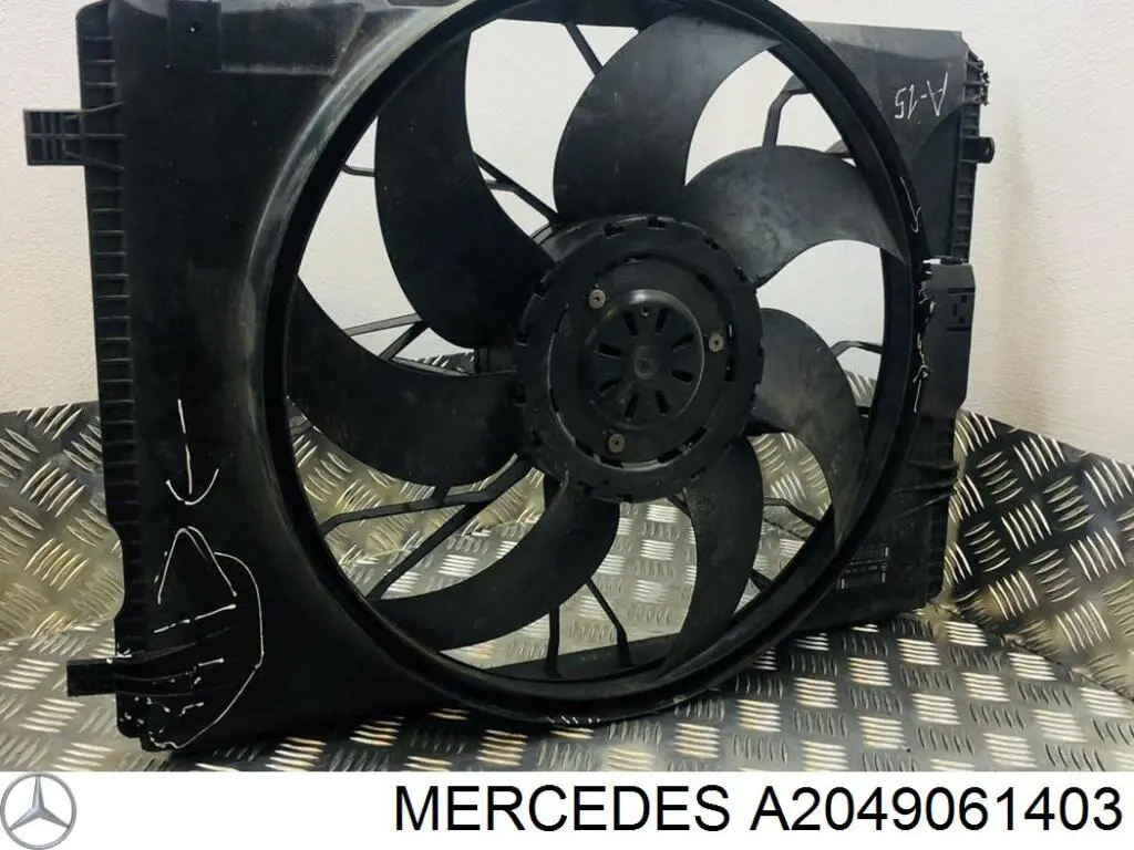 Wentylator elektryczny układu chłodzenia kompletny (silnik+wirnik) Mercedes A2049061403 cena, od 55,47 USD