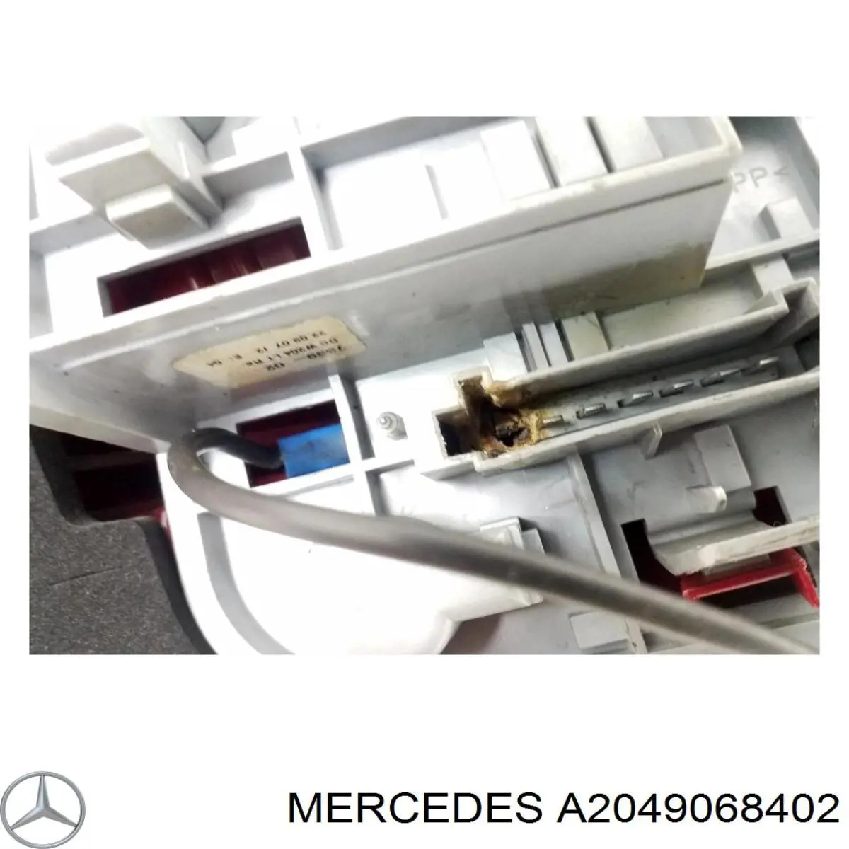 Do koszyka A2049068402 Mercedes Lampa zespolona tylna prawa