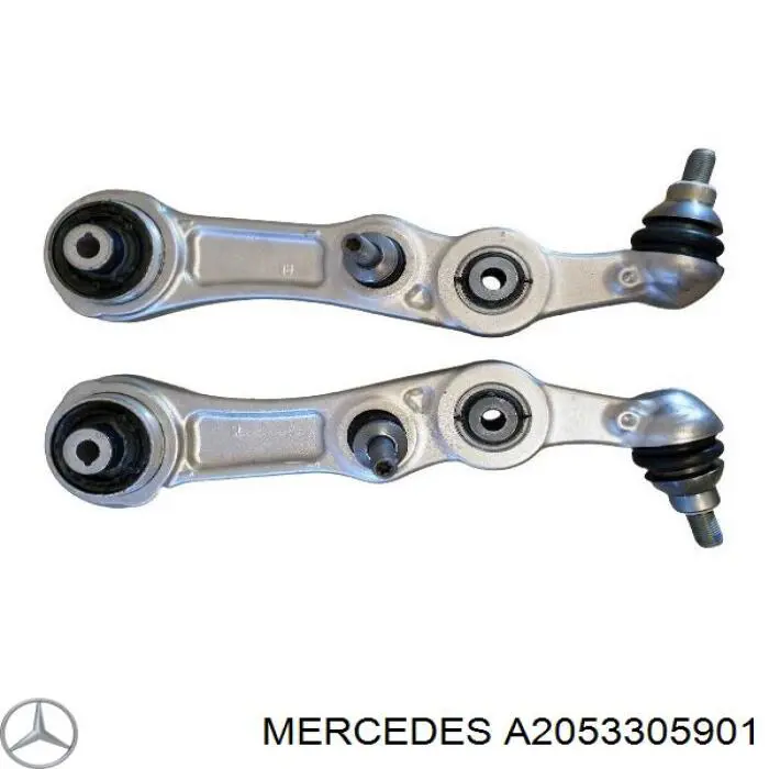 Do koszyka A2053305901 Mercedes Wahacz zawieszenia przedniego dolny lewy