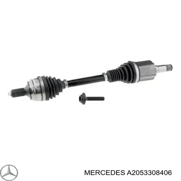 Półoś napędowa przednia prawa Mercedes A2053308406 cena, od 97,36 USD