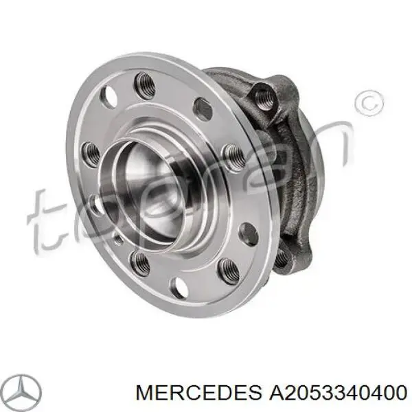 Piasta przednia Mercedes A2053340400 cena, od 87,35 USD