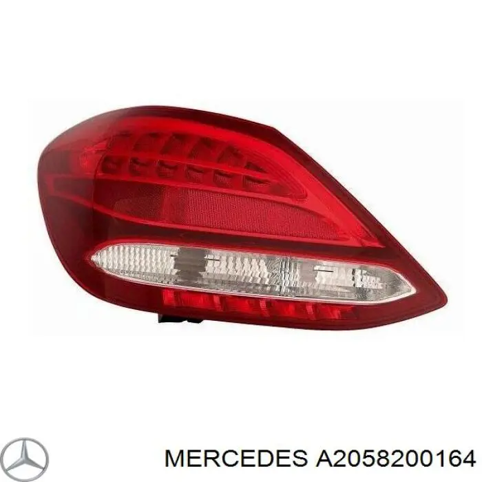 Lampa zespolona tylna lewa 2058200164 Mercedes